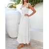 image:imageZESICA Womens Summer Boho Spaghetti Strap Maxi DressWhite