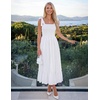 image:imageZESICA Womens Summer Boho Spaghetti Strap Maxi DressWhite