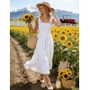 image:imageZESICA Womens Summer Boho Spaghetti Strap Maxi DressWhite