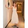 image:imageZESICA Womens Summer Sleeveless Halter Wedding Guest Maxi DressApricot