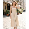 image:imageZESICA Womens Summer Sleeveless Halter Wedding Guest Maxi DressApricot