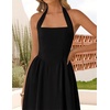 image:imageZESICA Womens Summer Sleeveless Halter Wedding Guest Maxi DressBlack