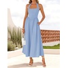 image:imageZESICA Womens Summer Sleeveless Halter Wedding Guest Maxi DressBlue