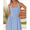image:imageZESICA Womens Summer Sleeveless Halter Wedding Guest Maxi DressBlue