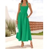 image:imageZESICA Womens Summer Sleeveless Halter Wedding Guest Maxi DressGreen