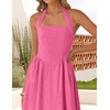 image:imageZESICA Womens Summer Sleeveless Halter Wedding Guest Maxi DressHotpink