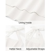 image:imageZESICA Womens Summer Sleeveless Halter Wedding Guest Maxi DressIvory