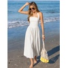 image:imageZESICA Womens Summer Sleeveless Halter Wedding Guest Maxi DressIvory