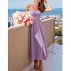 image:imageZESICA Womens Summer Sleeveless Halter Wedding Guest Maxi DressLightpurple