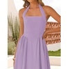 image:imageZESICA Womens Summer Sleeveless Halter Wedding Guest Maxi DressLightpurple