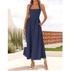 image:imageZESICA Womens Summer Sleeveless Halter Wedding Guest Maxi DressNavy