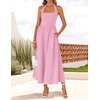 image:imageZESICA Womens Summer Sleeveless Halter Wedding Guest Maxi DressPink