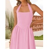 image:imageZESICA Womens Summer Sleeveless Halter Wedding Guest Maxi DressPink