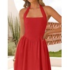 image:imageZESICA Womens Summer Sleeveless Halter Wedding Guest Maxi DressRed