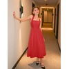 image:imageZESICA Womens Summer Sleeveless Halter Wedding Guest Maxi DressRed