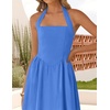 image:imageZESICA Womens Summer Sleeveless Halter Wedding Guest Maxi DressRoyalblue