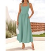 image:imageZESICA Womens Summer Sleeveless Halter Wedding Guest Maxi DressSage