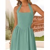image:imageZESICA Womens Summer Sleeveless Halter Wedding Guest Maxi DressSage