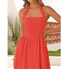 image:imageZESICA Womens Summer Sleeveless Halter Wedding Guest Maxi DressWatermelonred