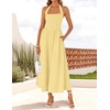 image:imageZESICA Womens Summer Sleeveless Halter Wedding Guest Maxi DressYellow