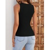 image:imageZESICA Womens Summer Sleeveless Tanks Business Casual TopsBlack