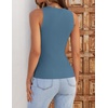 image:imageZESICA Womens Summer Sleeveless Tanks Business Casual TopsGreyblue