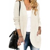 image:imageZESICA Womens Fall Fashion Open Front Cardigan SweatersApricot