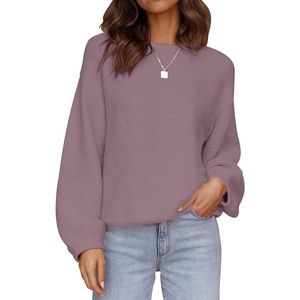 image:imageZESICA Fall Sweaters for Women Long Sleeve Knit Sweater TopsDarkviolet