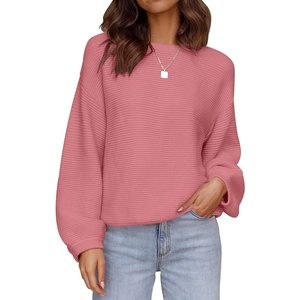 image:imageZESICA Fall Sweaters for Women Long Sleeve Knit Sweater TopsPink