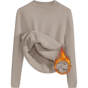 image:imageZESICA Womens Fleece Sherpa Lined Sweater Winter ClothesOats