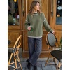 image:imageZESICA Fall Sweater for Women Mock Neck Oversized OutfitsArmygreen