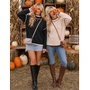 image:imageZESICA Fall Sweater for Women Mock Neck Oversized OutfitsBlack