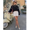 image:imageZESICA Fall Sweater for Women Mock Neck Oversized OutfitsBlack