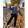 image:imageZESICA Fall Winter Mock Neck Chunky Sweaters for WomenDusty Blue