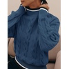image:imageZESICA Fall Winter Mock Neck Chunky Sweaters for WomenDusty Blue