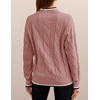 image:imageZESICA Fall Winter Mock Neck Chunky Sweaters for WomenDusty Pink