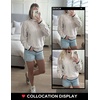 image:imageZESICA Fall Winter Mock Neck Chunky Sweaters for WomenSand