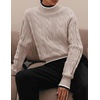 image:imageZESICA Fall Winter Mock Neck Chunky Sweaters for WomenSand