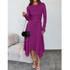 image:imageZESICA Long Sleeve Sweater Dresses Wedding Guest Midi DressPitaya