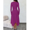 image:imageZESICA Long Sleeve Sweater Dresses Wedding Guest Midi DressPitaya