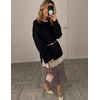 image:imageZESICA Oversized Sweaters for Women 2026 Fall Trendy Pullover TopsBlack