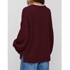 image:imageZESICA Oversized Sweaters for Women 2026 Fall Trendy Pullover TopsBurgundy