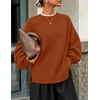 image:imageZESICA Oversized Sweaters for Women 2026 Fall Trendy Pullover TopsCaramel