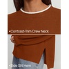 image:imageZESICA Oversized Sweaters for Women 2026 Fall Trendy Pullover TopsCaramel