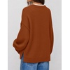image:imageZESICA Oversized Sweaters for Women 2026 Fall Trendy Pullover TopsCaramel