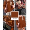 image:imageZESICA Oversized Sweaters for Women 2026 Fall Trendy Pullover TopsCaramel