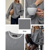image:imageZESICA Oversized Sweaters for Women 2026 Fall Trendy Pullover TopsGrey