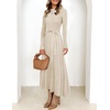 image:imageZESICA Sweater Dresses for Women Fall Long Sleeve Maxi DressApricot