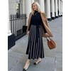 image:imageZESICA Sweater Dresses for Women Fall Long Sleeve Maxi DressBlack
