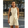 image:imageZESICA Womens 2 Piece Short Sets Business Casual Matching Set OutfitsApricot